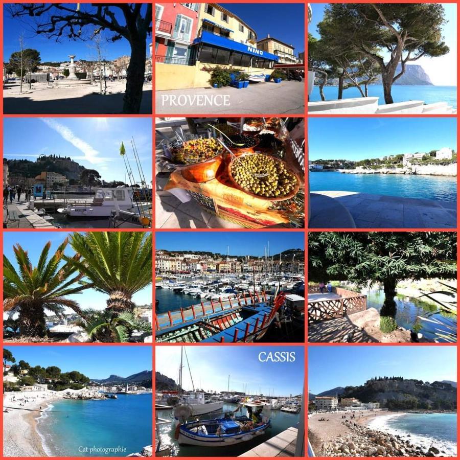 Mon Petit Paradis, Cassis Centre Apt 90 M2, 200 M Mer, Terr Plein Sud, Clim Park Prive Dış mekan fotoğraf