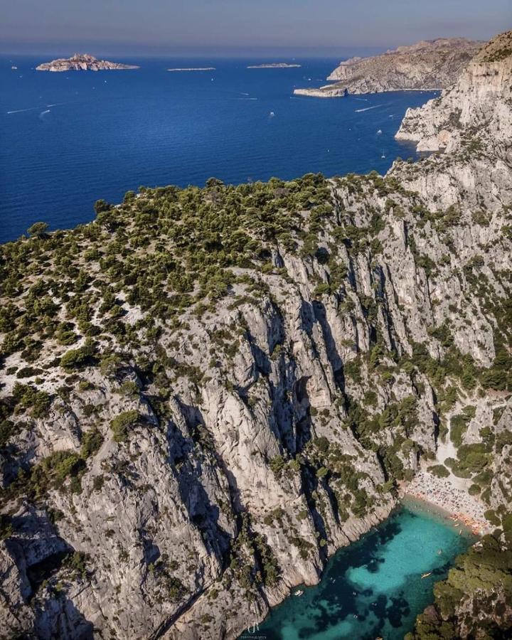 Mon Petit Paradis, Cassis Centre Apt 90 M2, 200 M Mer, Terr Plein Sud, Clim Park Prive Dış mekan fotoğraf