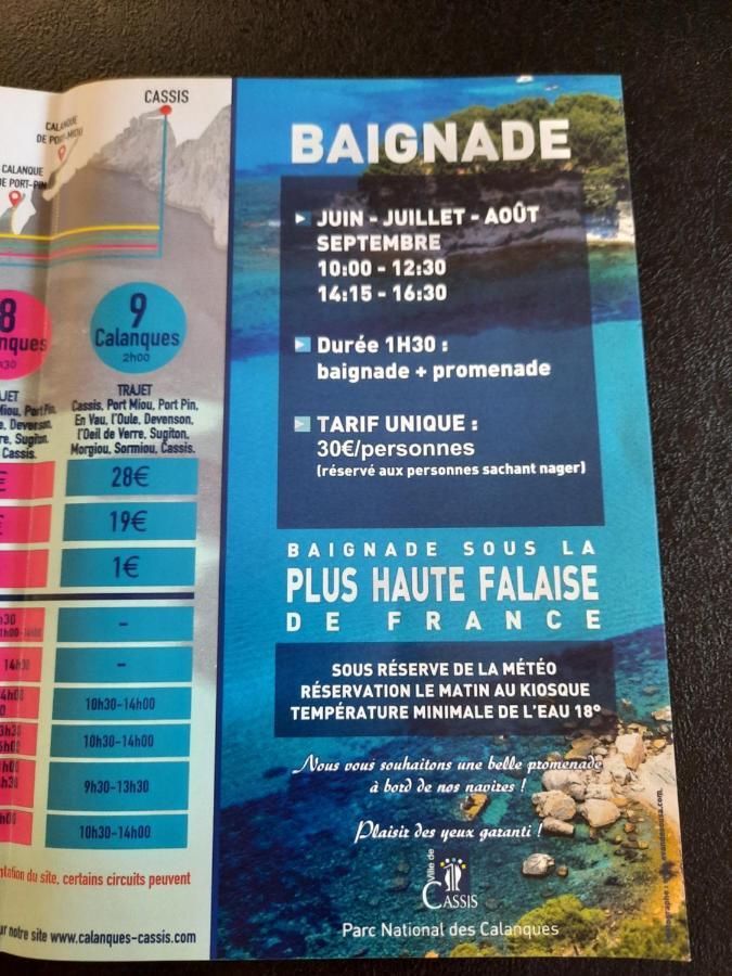 Mon Petit Paradis, Cassis Centre Apt 90 M2, 200 M Mer, Terr Plein Sud, Clim Park Prive Dış mekan fotoğraf